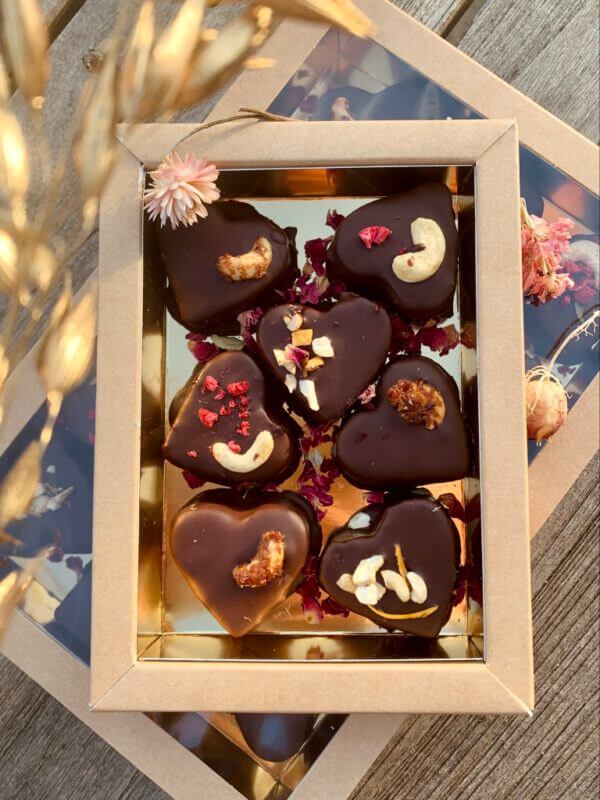 Moederdagharten chocolade