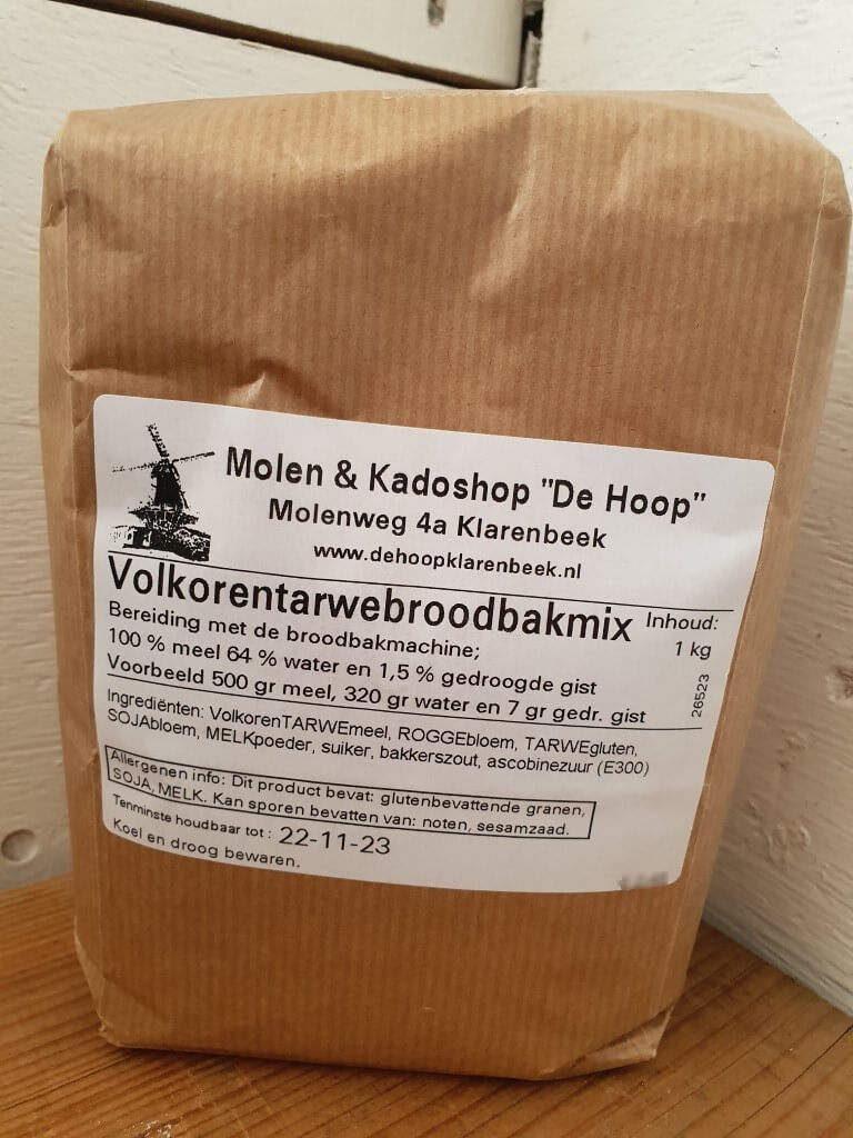 Volkorentarwe broodbakmix (1 kg)
