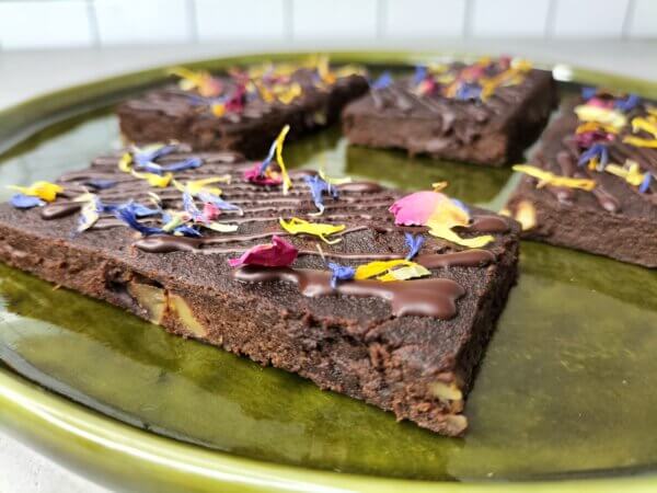 Brownies van zoete aardappel (Bio, glutenvrij) 4 stuks - Afbeelding 2