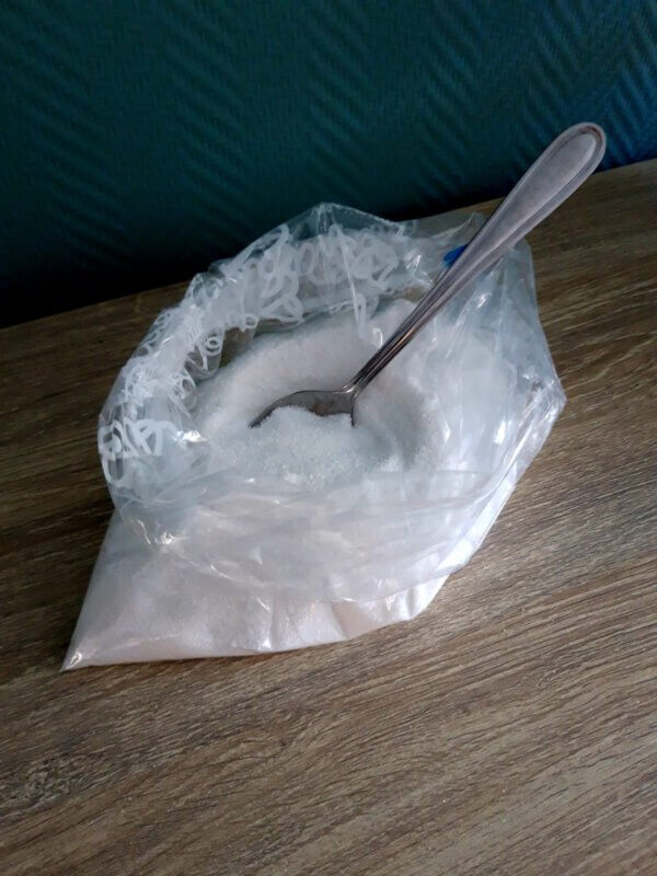 Vaatwaspoeder 500 gr navul in zak