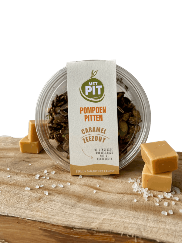 'met PIT' Caramel zeezout 150 gr