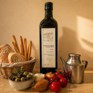 Biologische olijfolie uit Italië (fles, 750 ml)