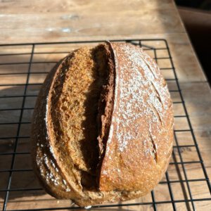 Biologisch zuurdesem spelt (donker) (gesneden)