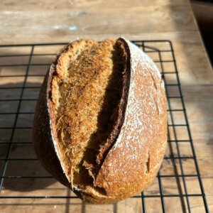 Biologisch zuurdesem spelt (midden) (gesneden)