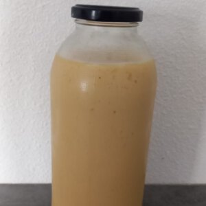 Geitenkaramelvla 1 liter  ( inclusief €1 statiegeld)
